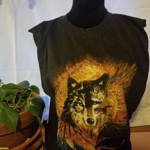 Harley Davidson custom muscle tee